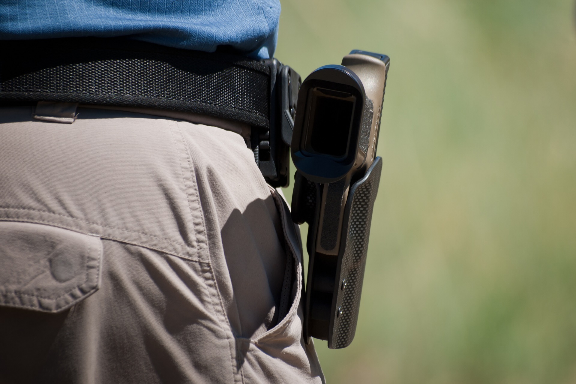 A Man Having a Gun in Holster No Face | Criminal Attorney in LA California | Wegman & Levin