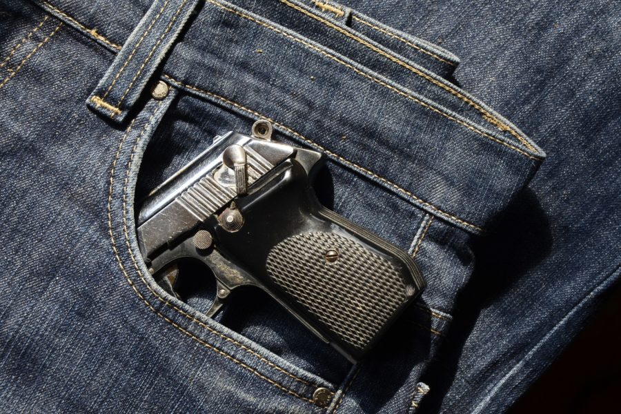 A Small Gun Inside a Denim Front Pocket | Criminal Attorney in LA California | Wegman & Levin