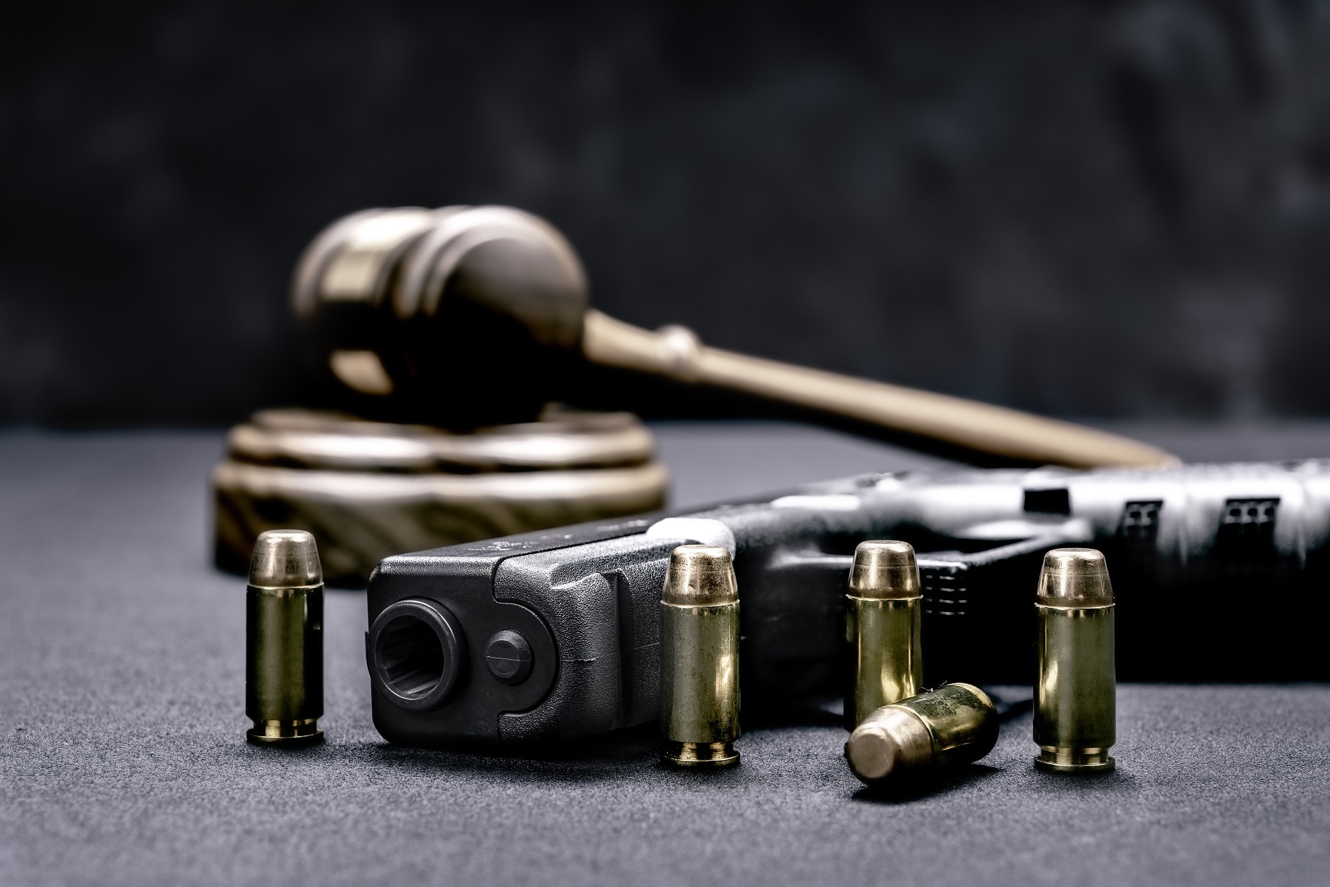 Pistol Bullets and Professional Gun | Criminal Attorney in LA California | Wegman & Levin