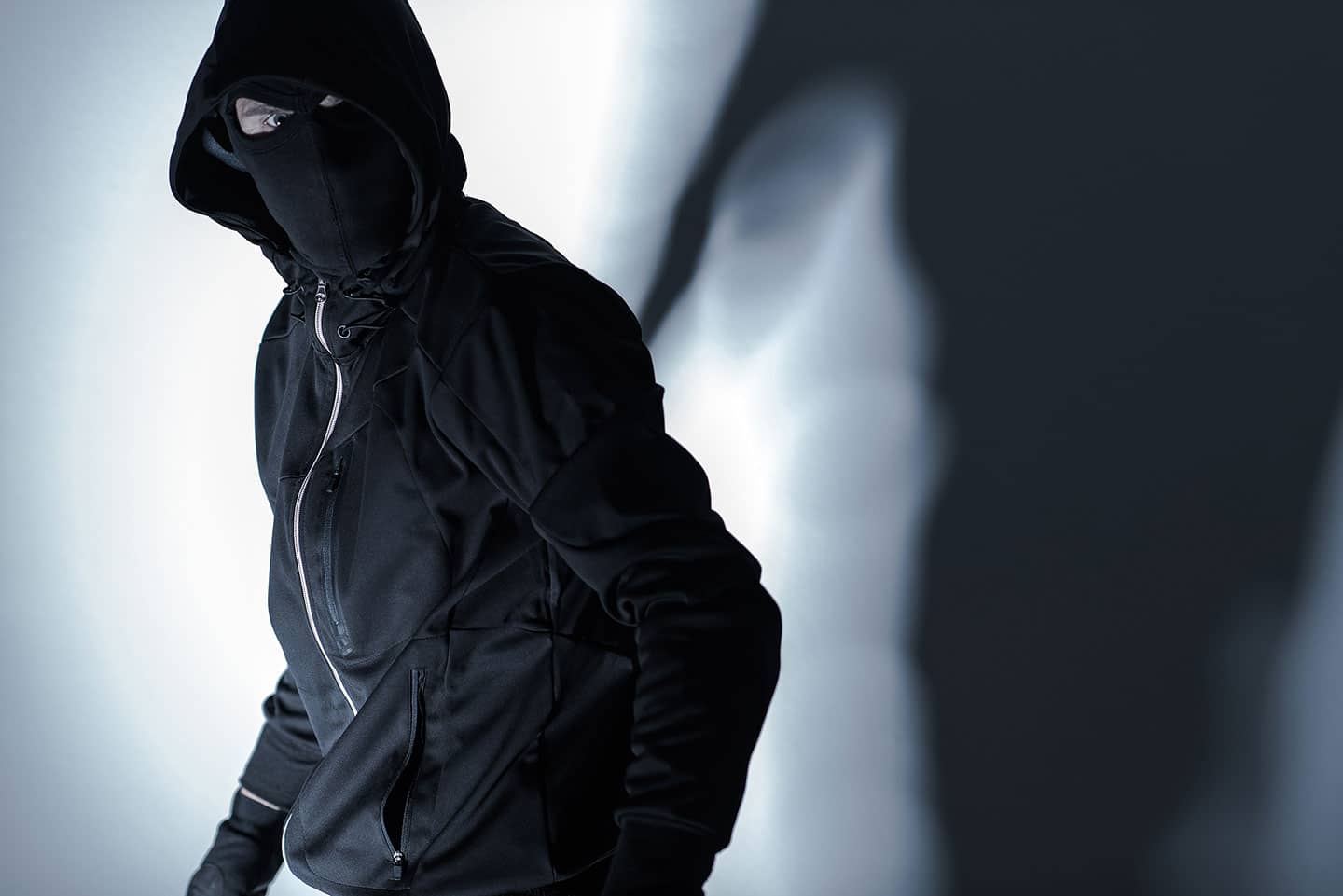 Robber in Black Mask and Clothes | Murder Defense Lawyers in Los Angeles​​ | Wegman & Levin