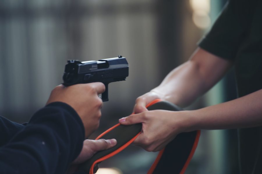 Thief Armed Man Rob Woman by Gun on Street | Criminal Attorney in LA California | Wegman & Levin