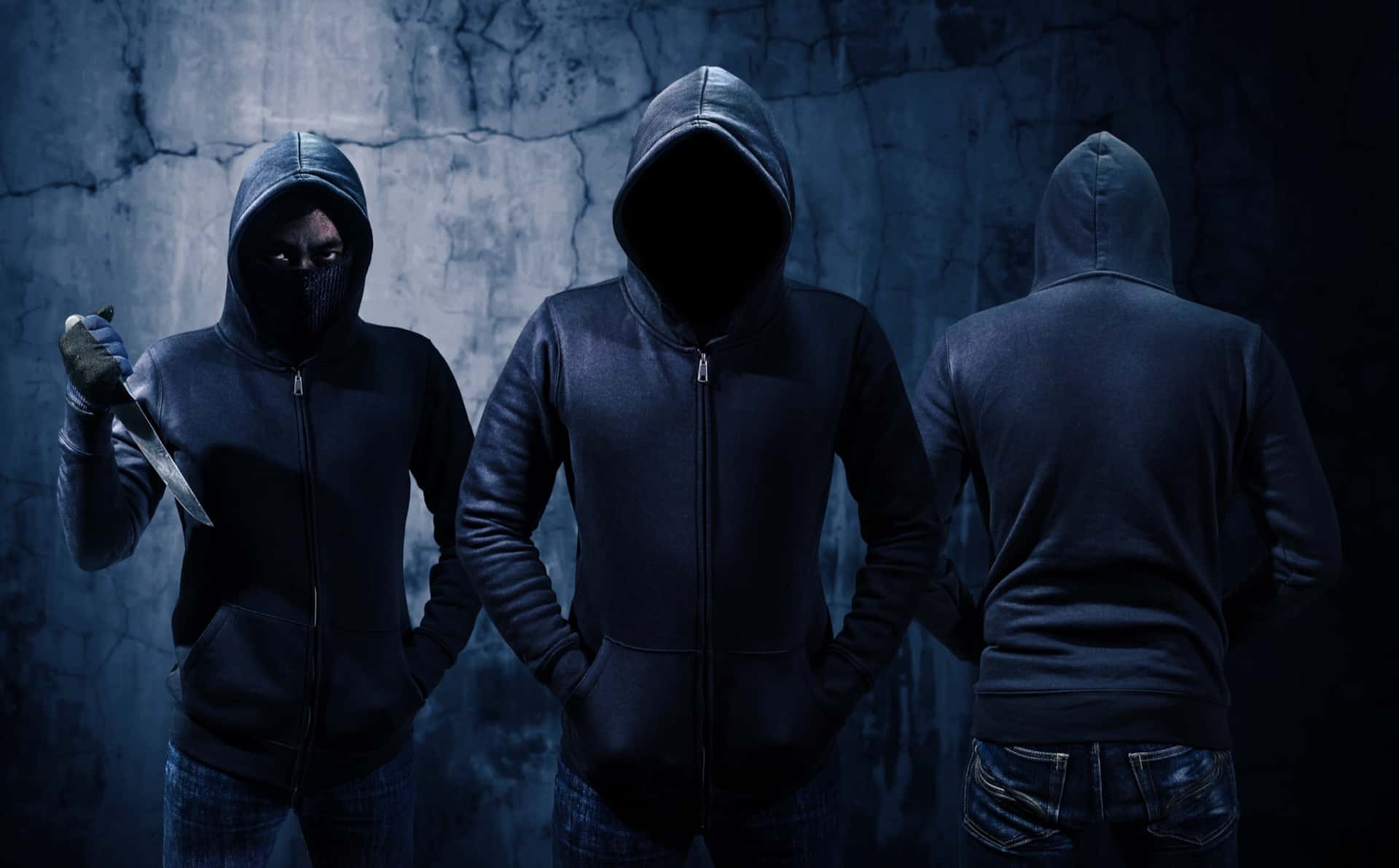 Gang of Robbers or Burglars Dressed in Black | Violent Crimes Lawyers in LA​​ | Wegman & Levin